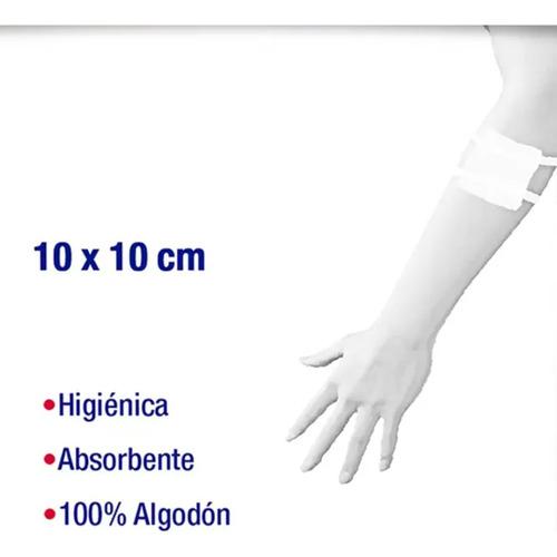 Gasa 10x10cm Absorbente Le Roy Estéril Premium Kit 15 Pzas