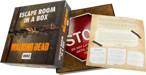 Juego Escape Room In A Box, The Walking Dead Mattel.-