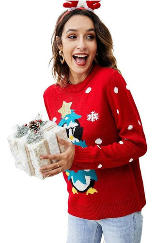 Jersey Mujer Suéter Navideño De Navidad