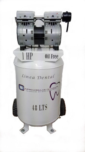 Compresor Libre De Aceite Uso Dental 1hp Promocion