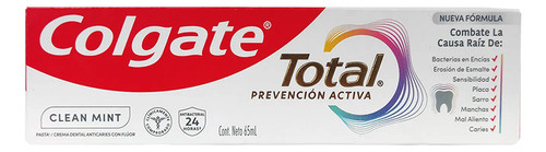 Pack 2 Pzas. Colgate Total Clean Mint 65 Ml