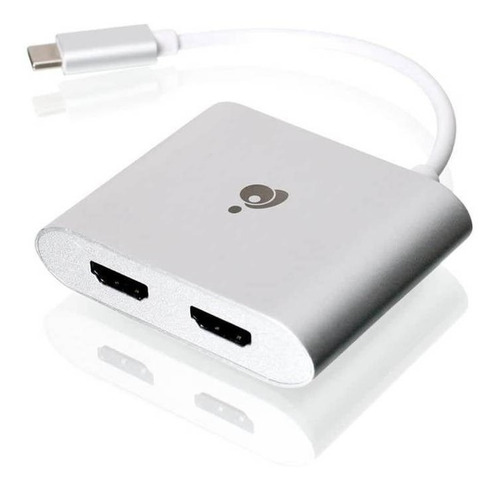 Adaptador Iogear Usb-c A 4k Dual Hdmi, Guc3chd22 Gris