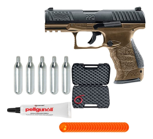 Marcadora T4e Walther Ppq M2  Gotcha Pistola .43 Xtr P