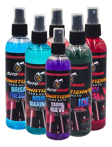 Paquete De 16 Aromatizantes Para Carro De 270 Ml Dif Aromas Celeste Brisa Fresca
