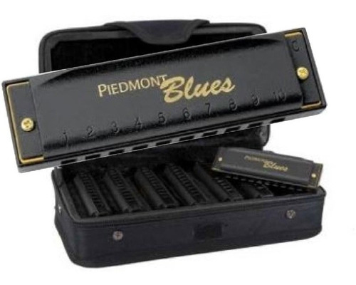 Kit 7 Armonica Blusera Con Estuche Hohner Piedmont Blues