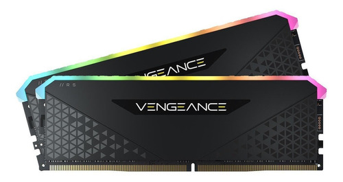 Memoria Ram Vengeance Rgb Gamer Color Negro 16gb 2 Corsair