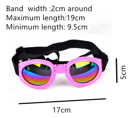 Imagen 7 de 8 de Lentes (gafas) De Sol Uv. Perro Mascotas Mediana A Grandes