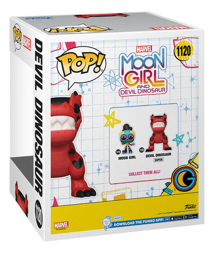 Figura Funko Pop: Moon Girl Y Devil Dinosaur 6 Pulgadas 1120