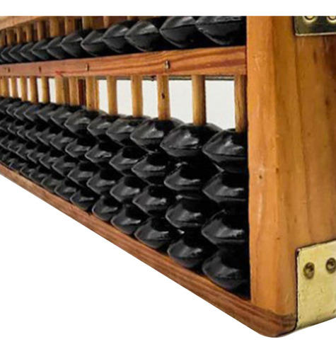Ábaco De Madeira De 17 Posições Em Estilo Vintage Soroban