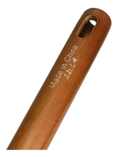 Imagen 5 de 9 de Sarten Wok De Acero Inoxidable Antiadherente M. Madera 32 Cm
