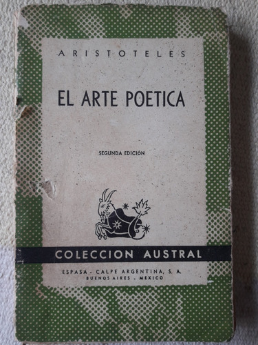 El Arte Poética - Aristóteles - Espasa Calpe / Austral