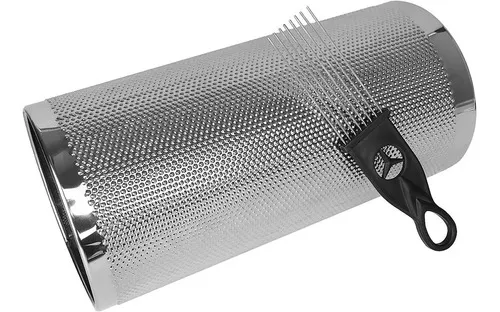 Instrumento Guiro De Acero Inoxidable 12 X 6 Percussio Latin