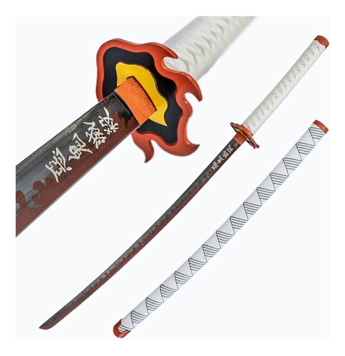 Katana Acero Kyojuro Rengoku Kimetsu No Yaiba Demon Slayer