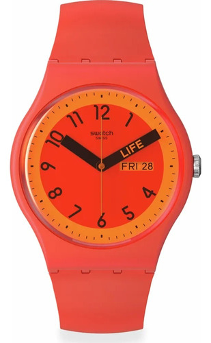 Reloj Swatch Proudly Red So29r705 Mujer Hombre Mabraxa Pride