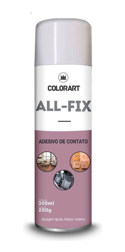 Cola Contato Spray Colorart All-fix 300ml Sola Tenis Sapato