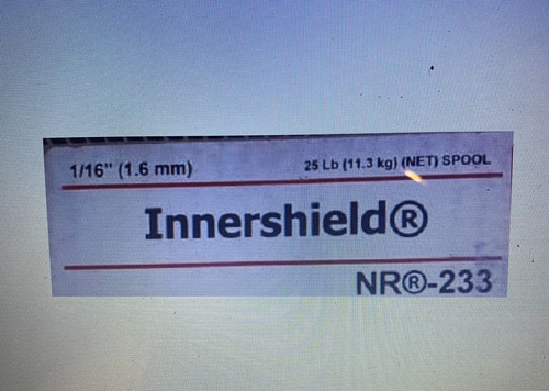 Alambre Soldadura Microwave Lincoln Nr-233 Innershield 1.6mm