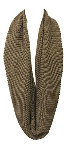 Conjunto De Cachecol Infinito De Malha Quente De Inverno E
