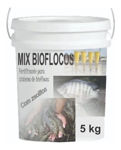 Mix Bioflocos-fertilizante Aquícola Para Sistema De Bft - 5k