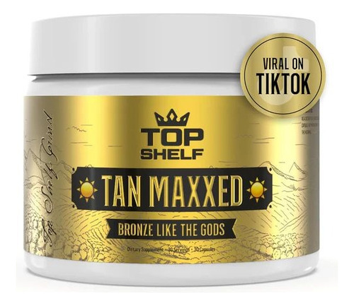 Top Shelf Grind Tan Maxxed Bronceado Sin Sol 30 Capsulas