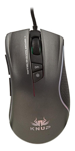 Mouse para jogo Knup  Pro KP-X1 preto