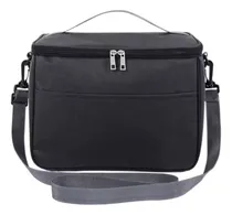 Comprar Bolsa Térmica Fitness Feminina Masculina Marmita Lancheira Bolsa Com Alça Frasqueira Academia Treino Dieta Multifuncional Resistente Top Estliny Cor Preto