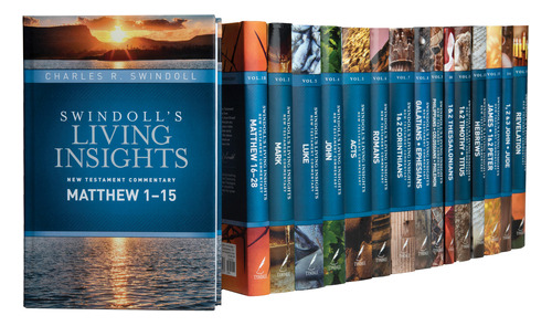 Swindoll's Living Insights New Testament Complete Set, De Tyndale. Editorial Tyndale House Publ, Tapa Dura En Inglés
