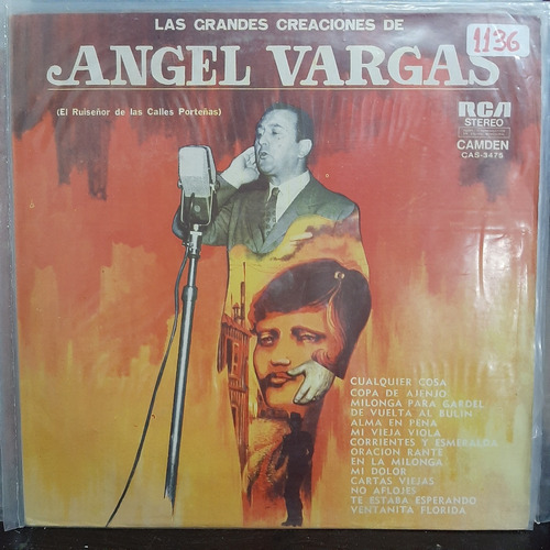 Vinilo Angel Vargas Las Grandes Creaciones De Angel Varga T3