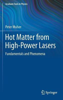 Libro Hot Matter From High-power Lasers : Fundamentals An...