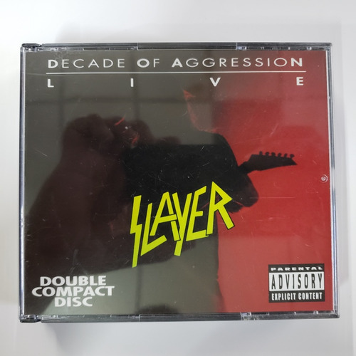 Slayer Live Decade Of Aggression Cd Doble De Usa Como Nuevo