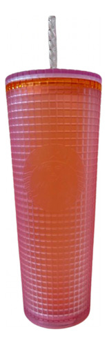 Vaso Starbucks Bubblegum Rosa De 710ml Color Rosapor Unidad