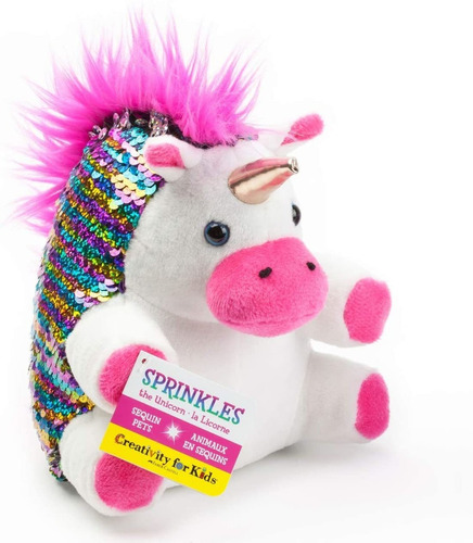 Mini Sequin Pets, Sprinkles The Unicorn Plush Toy  Jugu...