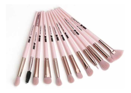 Set 12 Brochas Pinceles Maquillaje Profesional