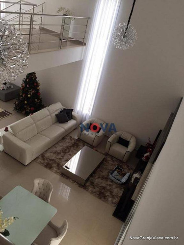 Imagem 10 de 30 de Casa Com 4 Dormitórios À Venda, 340 M² Por R$ 1.950.000,00 - Beverly Hills - Jandira/sp - Ca1789