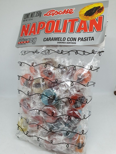 Imagen 1 de 1 de Laposse Napolitano 350gr Caramelo Con Pasita