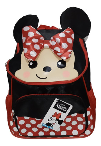 Mochila Escolar Minnie Mouse Para Niños