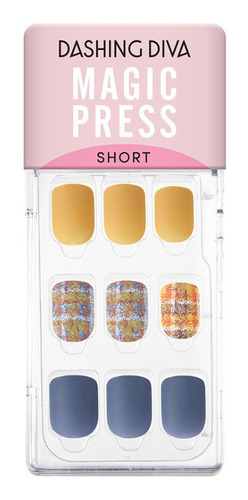 Uñas Press On Manicura Dashing Diva Mdr798ss Color Multicolor