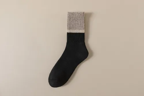 Calcetines Unisex De Lana Gruesos Para Otoño/invierno, Estil