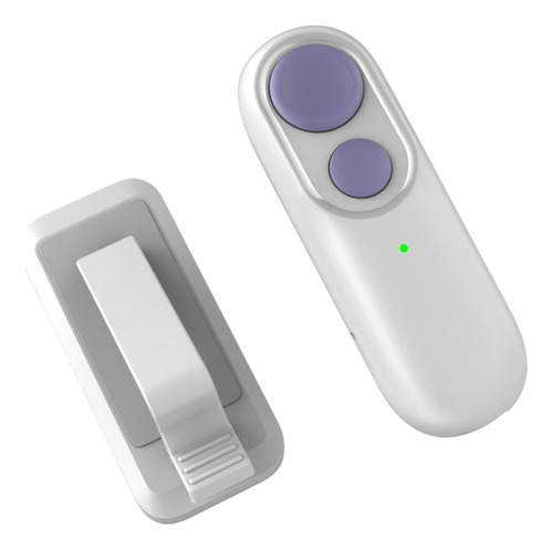 Remote Control Page Turner Com Lanyard Ebook Branco Roxo