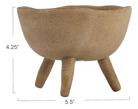 Jardinera Creativa Cooperativa Boho Con Patas De Terracota C