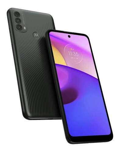 Imagen 4 de 5 de Celular Motorola Moto E40 Gris Acero 4gb 64gb 48mpx Gris Cts