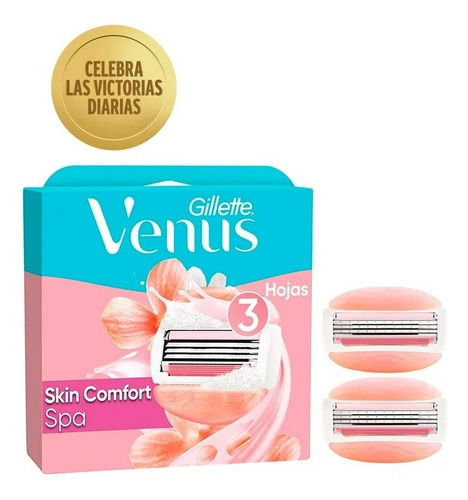 Cartucho De Rastrillo Gillette Venus Spa Para Mujer Con Barr