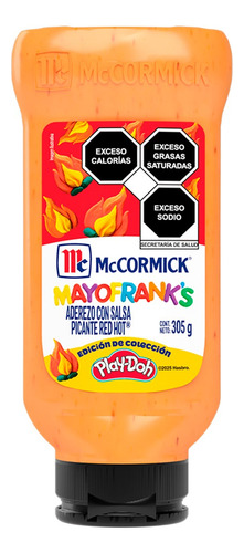 Aderezo De Mayonesa Mccormick Mayofrank's Squeeze 305 G