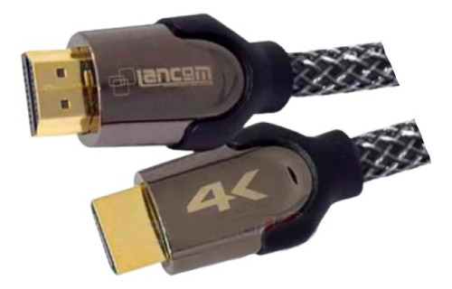 Cable Hdmi 2.0 De 3 Metros Ultra Hd 4k 3d Lancom Dorado 24k