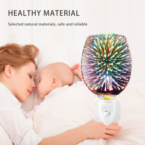 Enchufe Eléctrico Led Aroma Difusor Lámparas Cera Derretir