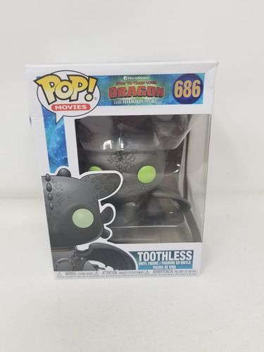 Funko Pop How To Train Your Dragon 3 Toothless Caja Abollada