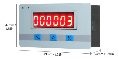 Mini Led Digital Contador Módulo Dc/ac5v~24v Electrónico