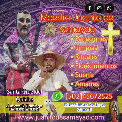 Imagen 1 de 1 de Don Juanito Cura Con Plantas Medicinales Brujo Kiche