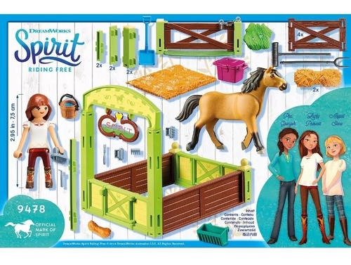 Imagen 6 de 9 de Playmobil Spirit 9478 Establo Lucky Y Spirit Mundo Manias