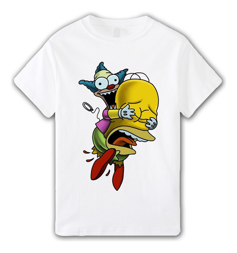 Remera Krusty Maldito - Los Simpsons Aesthetic Unisex 