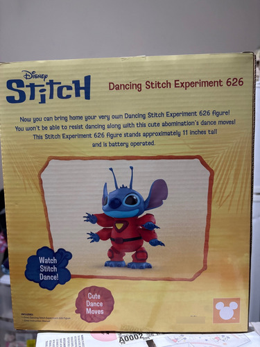 Stitch Lilo Con Movimiento Baile 28 Cm (nu3v0) (Usado)